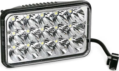 Autoline Τετράγωνος Προβολέας Αυτοκινήτου LED Universal 45W 20cm 1τμχ