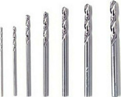 Dremel Set of 7 Precision Drills with Cylindrical Shank for Metal και Wood