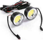 Autoline DRL Rotund Lămpi de funcționare pe timp de zi pentru Autoturisme LED Universal 12V 1W 4.3cm 2buc