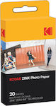 Kodak Φωτογραφικό Χαρτί Instant A8 (5.2x7.4) για Εκτυπωτές Zink 20 Φύλλα