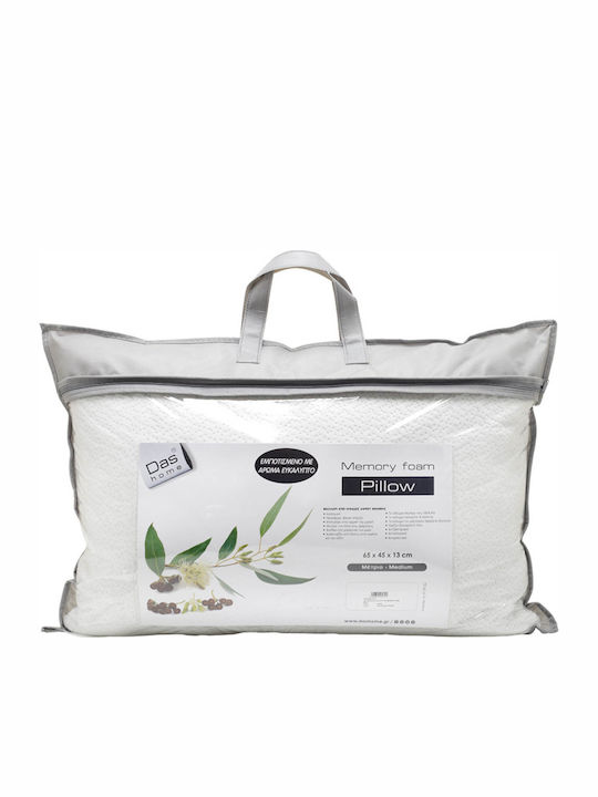 Das Home 1041 Eucalyptus Bamboo Μαξιλάρι Ύπνου Memory Foam Ανατομικό 45x65x13cm