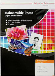 Hahnemuhle Photo Matt Fibre Hârtie foto A4 (21x30) 200gr/m² pentru Imprimante Jet de cerneală 25 de hârtie fotografică