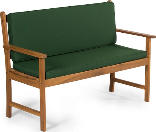 Fieldmann Waterproof Garden Chair Cushion with Backrest Green 113x113cm
