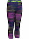 Kids Legging Sports Capri Purple