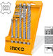 Ingco Set of 5 Drills with SDS Plus Shank for Masonry