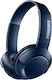 Philips SHB3075 On Ear Headphones with 12 Operating Hours Navy Blue