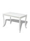 Table Dining Room Wooden with Plastic Frame White 116x66x76cm