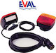 Eval Car Towing & Trailer Light Set with Magnet 2pcs