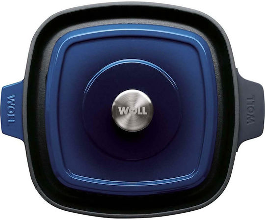 Woll Чугунен Грил с Капак Cobalt Blue Желязо 28см