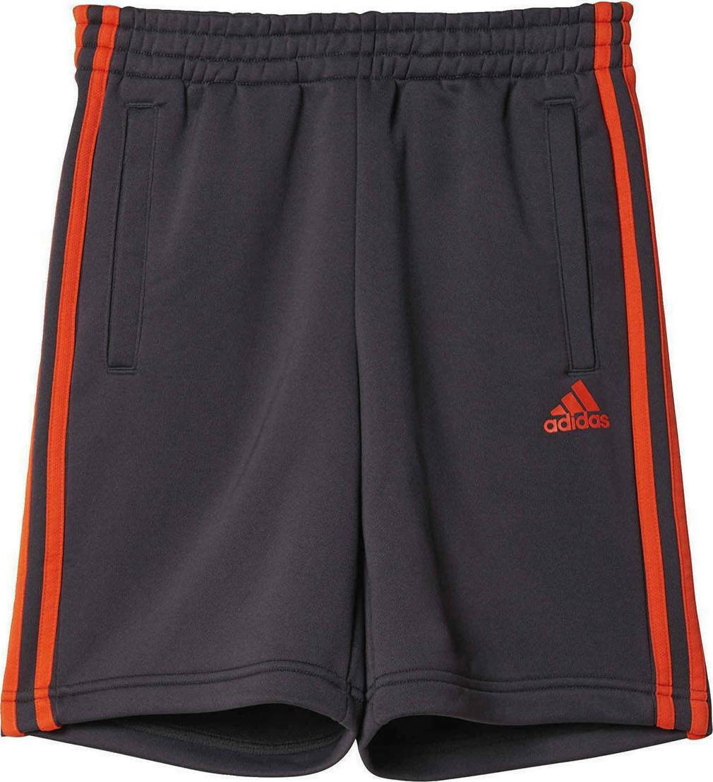 Adidas Αθλητικό Παιδικό Σορτς/Βερμούδα Essentials 3 Stripes Μαύρο ...