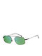 Carrera Men's Sunglasses with Black Metal Frame and Green Lens CA 2016T/S 7ZJ/MT