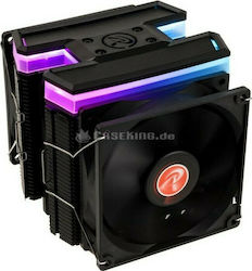 Raijintek Delos RGB Ψύκτρα Επεξεργαστή Διπλού Ανεμιστήρα για Socket AM4/115x/AM3/AM3+