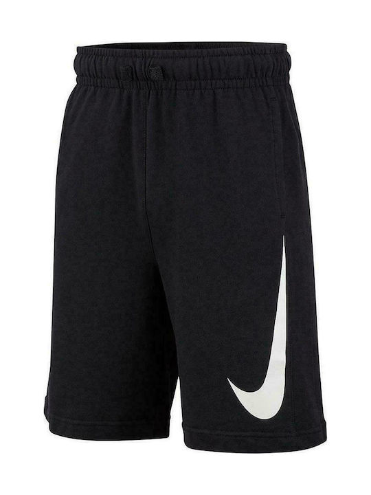 Nike Αθλητικό Παιδικό Σορτς/Βερμούδα Sportswear Swoosh Μαύρο