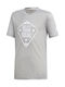 Adidas Kids T-shirt Gray Training Squad Tee