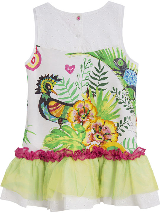 Aidita Rochie pentru Copii Fără mâneci Multicolor