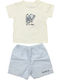 Kids' Set with Shorts Summer 2pcs White