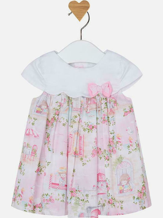 Mayoral Kids Dress Short Sleeve Pink