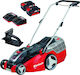 Einhell GE-CM 43 Li M Kit Μηχανή Γκαζόν Μπαταρίας 18V
