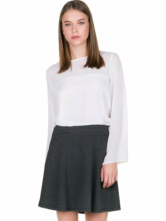 Toi&Moi Women's Blouse Long Sleeve White