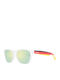 Polaroid Unisex Sunglasses with White Plastic Frame and Yellow Polarized Lens POL20164207