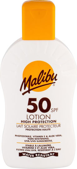 Malibu Αδιάβροχη Αντηλιακή Λοσιόν για το Σώμα SPF50 200ml