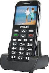 Evolveo Easyphone XD Single SIM Κινητό με Κουμπιά για Ηλικιωμένους Μαύρο