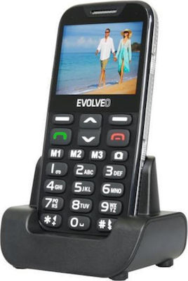 Evolveo Easyphone XD Single SIM Mobile Phone with Large Buttons Black