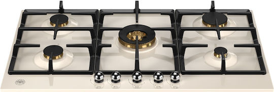 Bertazzoni Plită pe Gaz Autonom 89x52.2εκ. Bej
