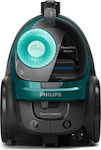 Philips Ηλεκτρική Σκούπα 900W με Κάδο 1.5lt Μαύρη
