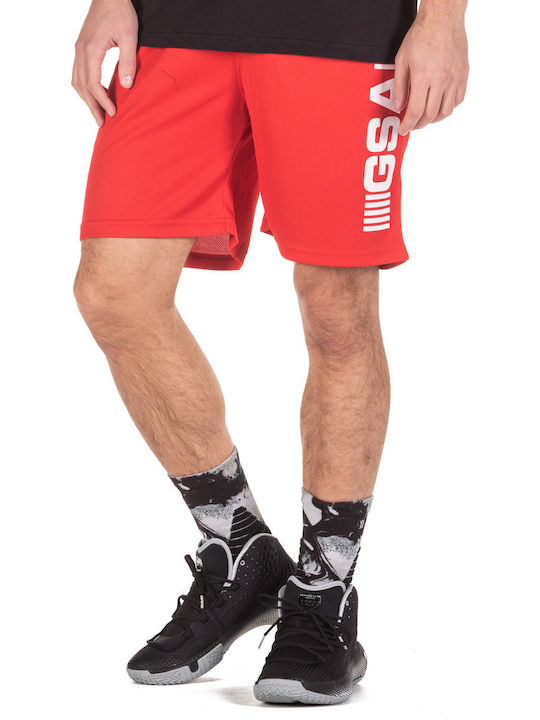 GSA Sportliche Herrenshorts Rot