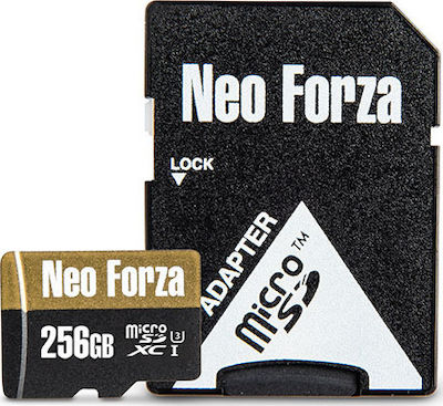 Neo Forza microSDXC 256GB Class 10 U3 UHS-I με αντάπτορα