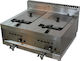 Sergas Fryer Gas Double 14kW Capacity 2x5lt 75x65x44cm GF20