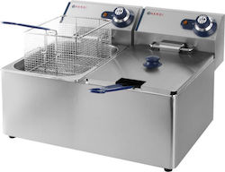 Hendi Blue Line Commercial Electric Double Fryer 2x8lt 7kW 55x43x34.5cm