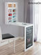 Desk White 93x50x155cm