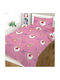 Le Blanc Sheet Set Single from Cotton & Polyester Shopping Girl Pink 160x240cm 3pcs