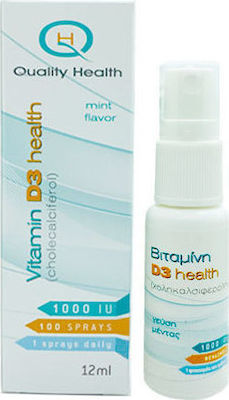 Quality Health Vitamin D3 Health 1000iu 12ml Μέντα ...