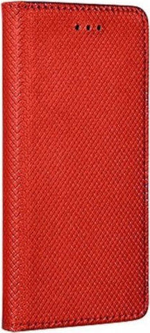 Smart Magnet Buchen Sie Synthetisches Leder Rot (Huawei P Smart 2019 / Ehre 10 Lite)