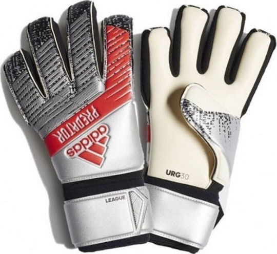 adidas Predator League Torwarthandschuhe Erwachsene Silber