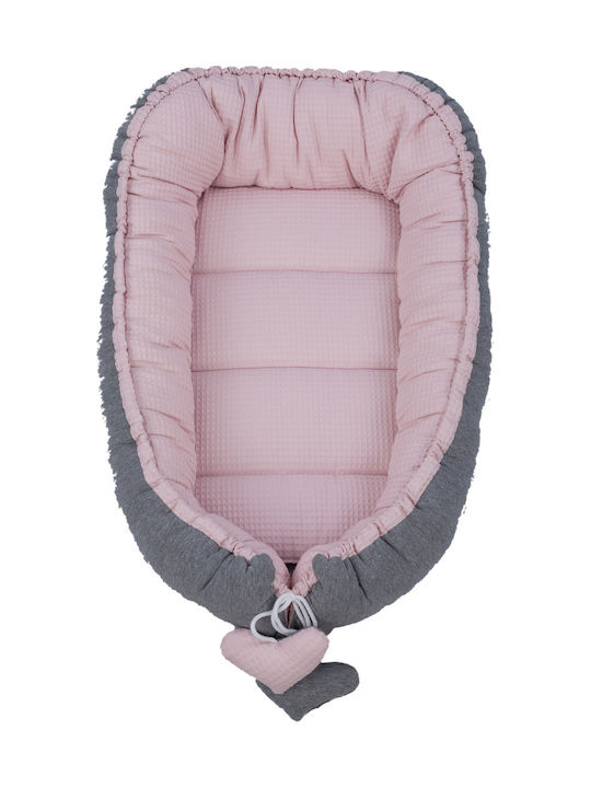 Tuttolina Βρεφικό Μαξιλάρι Φωλιά Waffle Pink