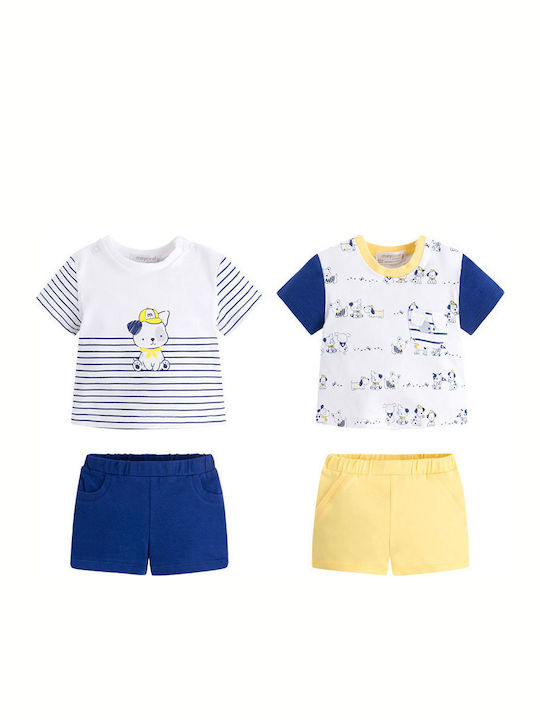 Mayoral Kids Set with Shorts Summer 2pcs White