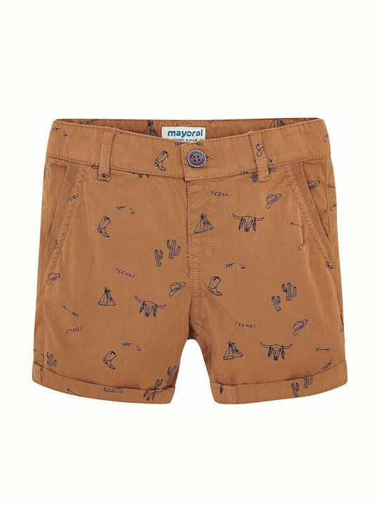 Kinder-Shorts/Bermudas Stoff Tabac Braun