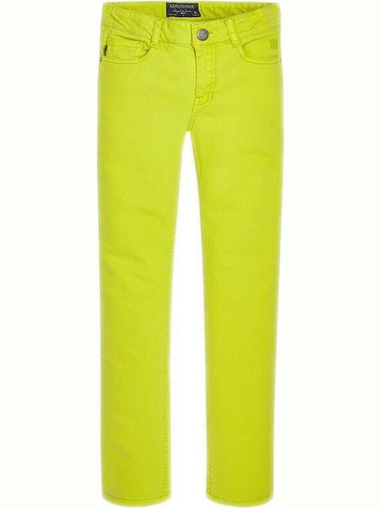 Mayoral Kids Trousers Yellow