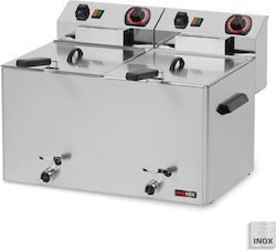 RM Gastro Fryer Electrică Double 12kW Capacity 2x8lt 54x42x37cm VT RM Gastro Fryer Electrică Double 12kW Capacity 2x8lt 54x42x37cm VT