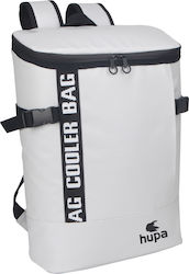 Hupa Ισοθερμική Τσάντα Πλάτης Backpack Cooler 18 Λίτρων Λευκή Μ28 x Π15 x Υ45εκ.