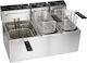 M&M equipment Fryer Electrică Triple 9.1kW 62.5...