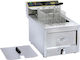Roller Grill Electric Fryer 9kW Capacity 12lt 40x60x46.5cm RFE12
