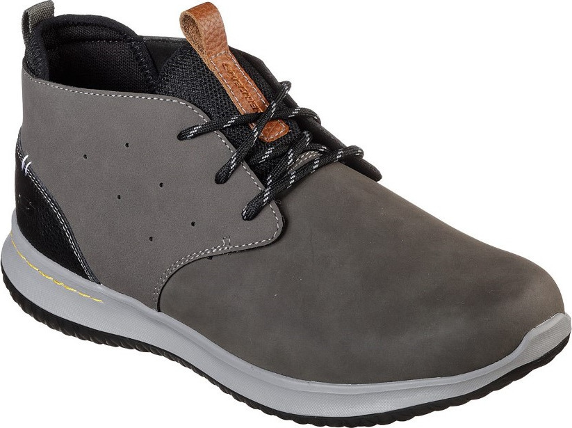 Skechers Delson Clenton 65695 GRY Skroutz.gr