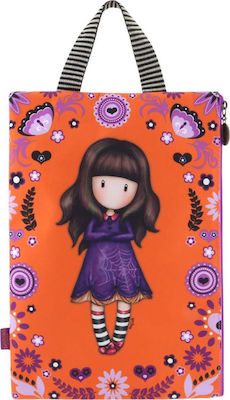 Santoro Fiesta Cobwebs Pencil Case with 1 Compartment Orange