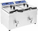Royal Catering Elektrische Fritteuse 7kW Kapazität 7Es 39x57.5x41cm 67-01343