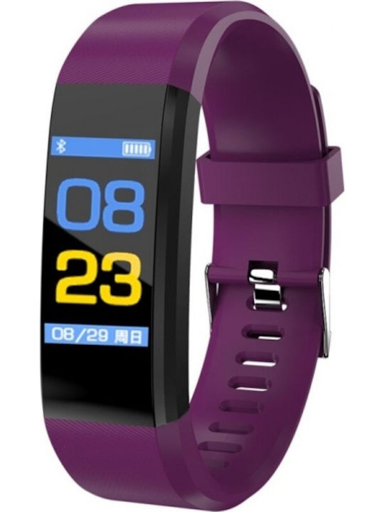 Naxius Naxius Smartband sbnx-11 with Heat Rate Monitor Purple